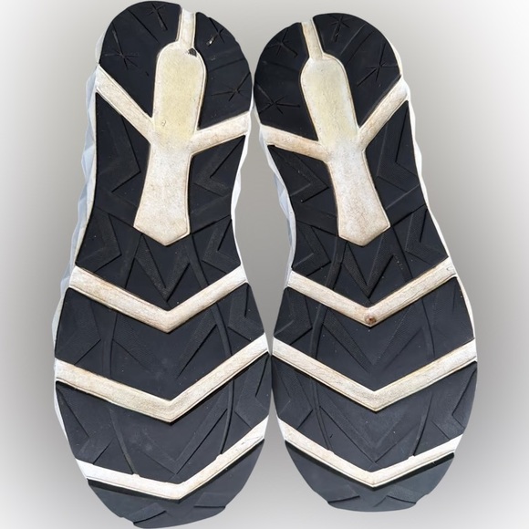 Emporio Armani EA7 Black and Neon Green Sneakers - Picture 3 of 3